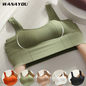 Légáteresztő sportmelltartók izzadásgátló fitnesz felsők Női varrat nélküli jóga melltartók Ütésálló Crop Top Push up sport melltartó edzőtermi felső