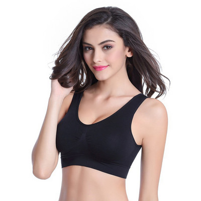 S-6XL Uus mugav õmblusteta spordirinnahoidja, naiste jooksmine jooga jõusaal Crop Top Fitness Sport Tank Top rinnahoidja Bralette Girasol