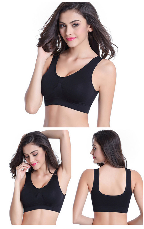 S-6XL Jauns, ērts bezšuvju sporta krūšturis sievietēm, skrienot joga, sporta zāle.