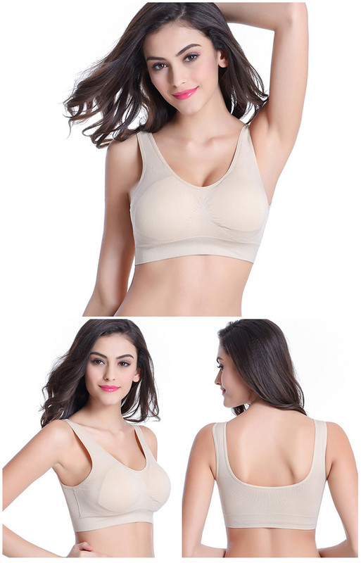 S-6XL Jauns, ērts bezšuvju sporta krūšturis sievietēm, skrienot joga, sporta zāle.