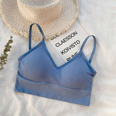 Bezšuvju sporta krūšturi, Cross Beauty Back U-veida sporta krūšturis ar krūškurvja spilventiņu, seksīgs fitnesa krūšturis bez aizmugures, sporta krūšturis sievietēm sporta zālē