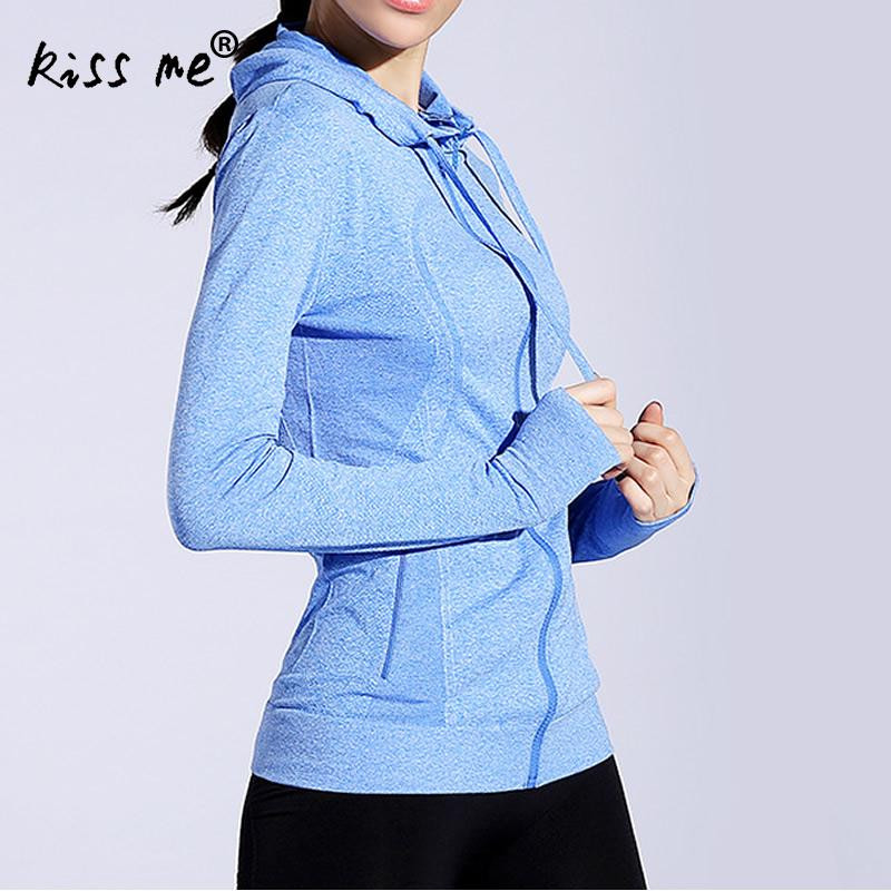 Γυναικείο μπουφάν γυμναστικής γυμναστικής με φερμουάρ για τρέξιμο αθλητικό κοστούμι με κουκούλα γιόγκα γυμναστική αθλητικά ρούχα Γυναικείο αθλητικό παλτό μακρυμάνικο
