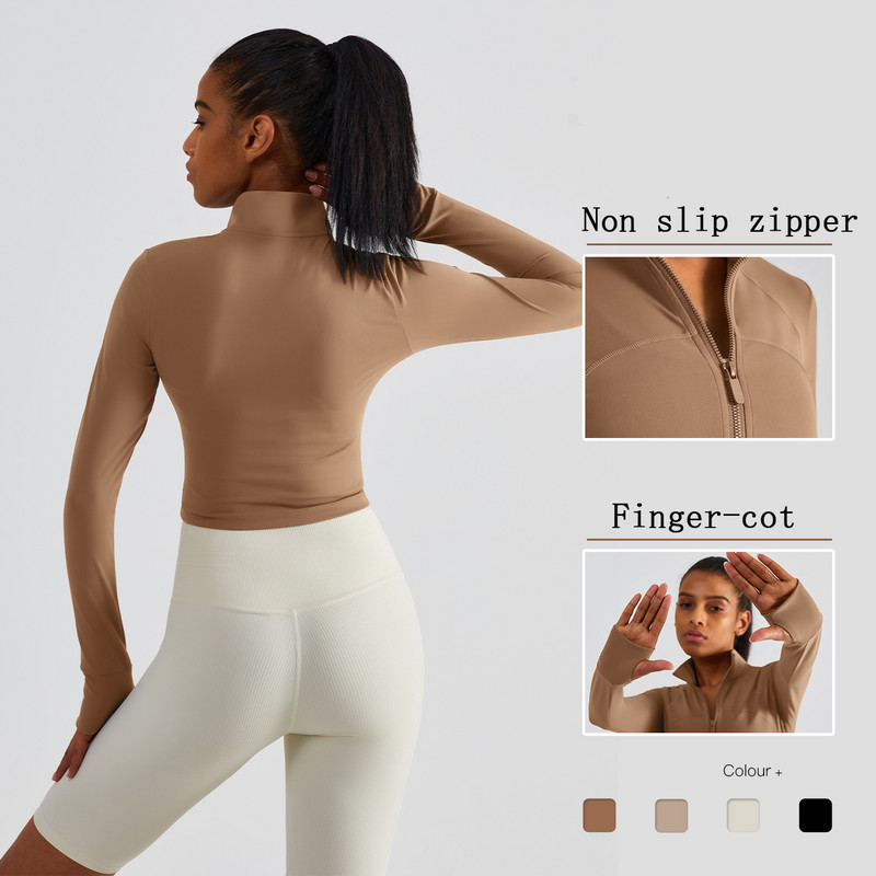 „Vnazvnasi“ sportinė apranga moterims, treniruočių paltas, neslystantis užtrauktukas, sportinės kelnės, pėdkelnės trumpu juosmeniu, lauko plona moteriška bėgimo striukė