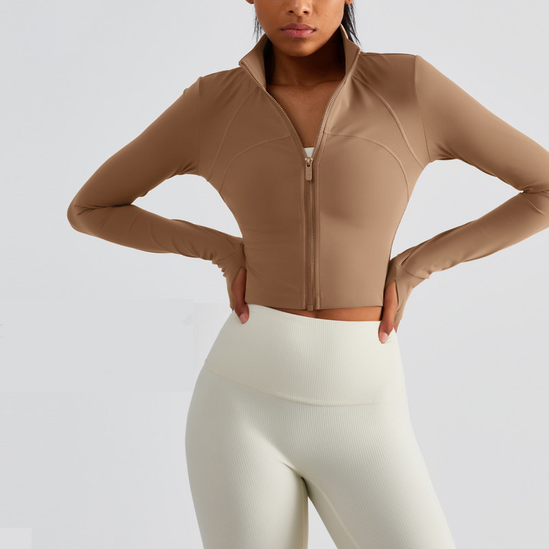 „Vnazvnasi“ sportinė apranga moterims, treniruočių paltas, neslystantis užtrauktukas, sportinės kelnės, pėdkelnės trumpu juosmeniu, lauko plona moteriška bėgimo striukė