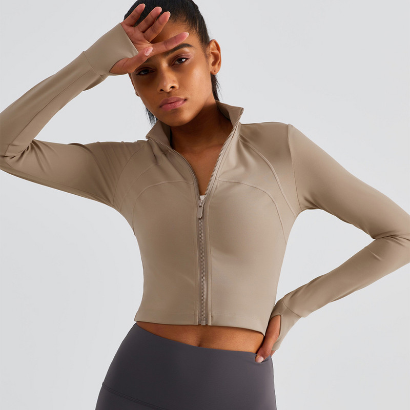 „Vnazvnasi“ sportinė apranga moterims, treniruočių paltas, neslystantis užtrauktukas, sportinės kelnės, pėdkelnės trumpu juosmeniu, lauko plona moteriška bėgimo striukė