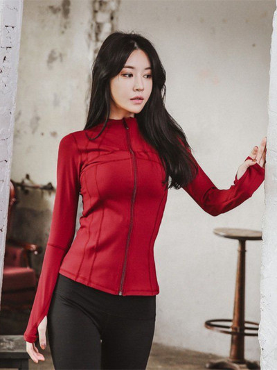 Vasaros ploni jogos drabužiai, moteriški bėgimo sportiniai drabužiai, viršutiniai megztiniai su užtrauktuku treniruotėms, kūno rengybos drabužiai, kardiganas, plonas, aptemptas striukė