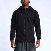 Vyriška laisvalaikio sportinė striukė su gobtuvu pavasario rudens lauke bėgimo paltai Sporto salė Sporto treniruočių drabužiai Viršutinė prakaitas kvėpuojanti