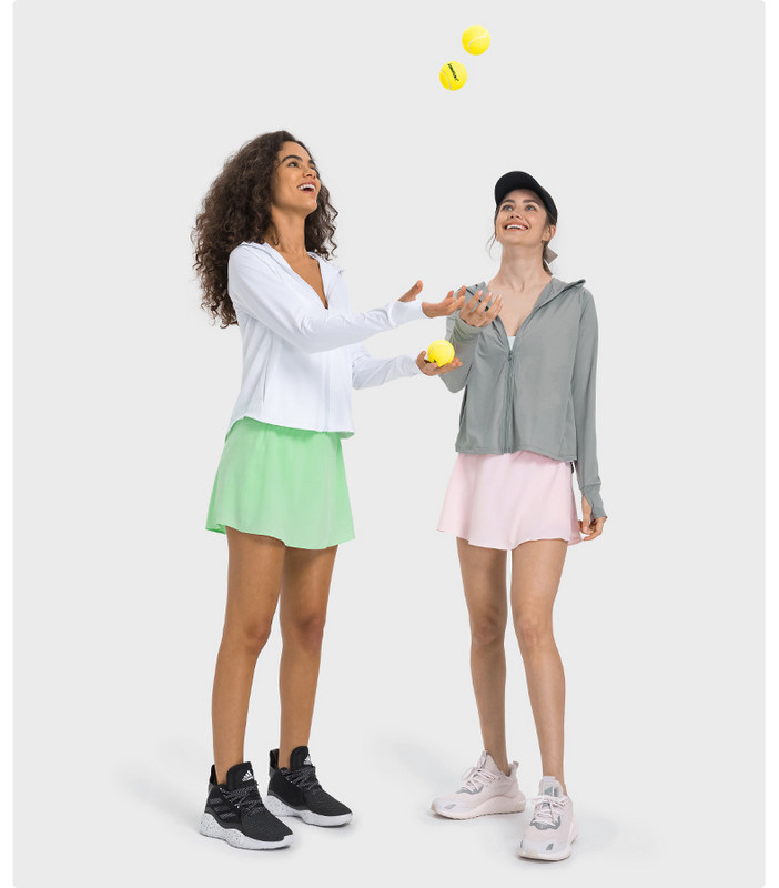 LuluTop sieviešu golfa tenisa jakas sporta zāle sieviešu augšdaļa ar garām piedurknēm jogas sporta fitnesa āra elpojošs, elastīgs sieviešu sporta apģērbs