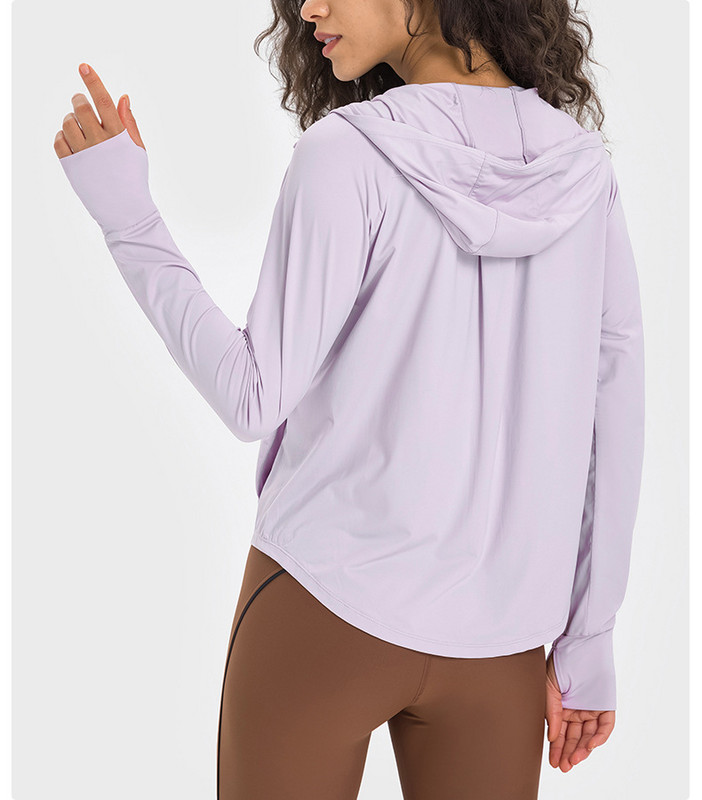 LuluTop sieviešu golfa tenisa jakas sporta zāle sieviešu augšdaļa ar garām piedurknēm jogas sporta fitnesa āra elpojošs, elastīgs sieviešu sporta apģērbs