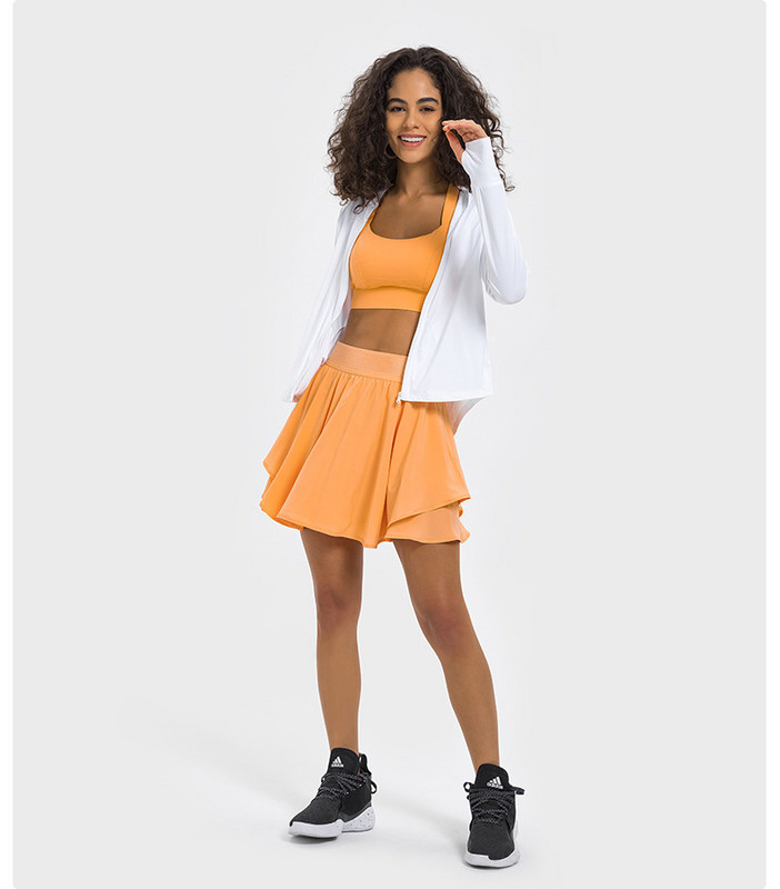 LuluTop sieviešu golfa tenisa jakas sporta zāle sieviešu augšdaļa ar garām piedurknēm jogas sporta fitnesa āra elpojošs, elastīgs sieviešu sporta apģērbs