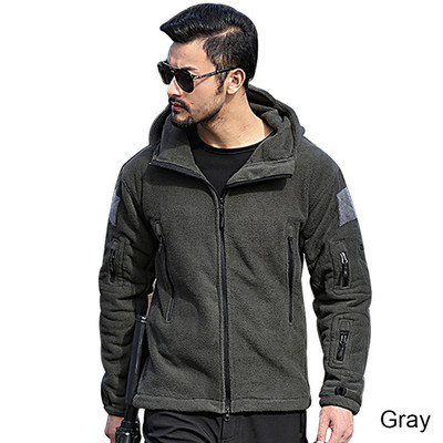 Vyriškos JAV karinės žiemos terminės vilnos taktinė striukė lauke Sportinė striukė su gobtuvu karinė Softshell žygių medžioklės armijos striukės