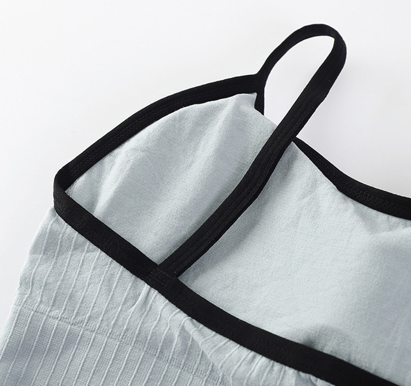 Modes, melna siksniņa, meitenes sporta krūšturis mīksta veste savākta skaistule pusaudžu apakšveļa krūškurvja spilventiņu var izjaukt sporta krūšturi