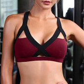 Liemenėlės apatinis trikotažas Moteriškos paprastos spalvos priekinės kryžminės nėriniuotos sportinės liemenėlės, visos liemenėlės liemenės, apatiniai apatiniai apatiniai drabužiai „Soutien Gorge Femme“