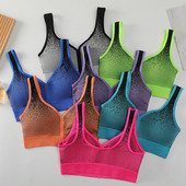 Σουτιέν Beauty Back Yoga για γυναίκες Αντικραδασμικό, έγχρωμο Αθλητικό Bralette Breathable Fitness Εσώρουχα γυμναστικής χωρίς ραφή