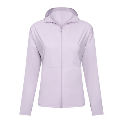 Ανοιξιάτικο μπουφάν LuluWomen's Breathable Quick Dry Yoga Gym Fitness Sport Top Outdoor ορειβατικό παλτό αντηλιακής προστασίας