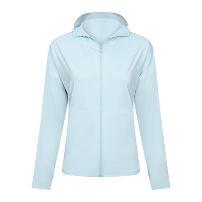 Ανοιξιάτικο μπουφάν LuluWomen's Breathable Quick Dry Yoga Gym Fitness Sport Top Outdoor ορειβατικό παλτό αντηλιακής προστασίας