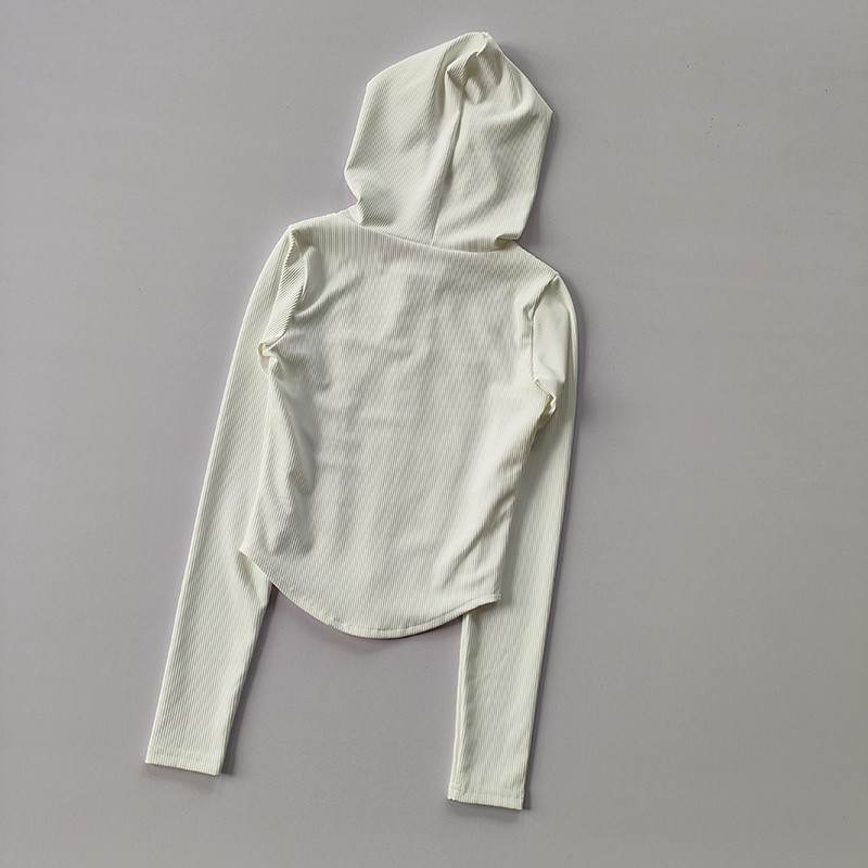 Sieviešu skriešanas jakas ar kapuci Riteņbraukšanas mētelis Joga Apģērbs Skriešanas krekls Zeķubikses Plānas āra sporta Apģērbs Sporta apģērbs