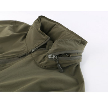 Ανδρικά υπαίθρια στρατιωτικά τακτικά αντηλιακά μπουφάν αναπνεύσιμα Anti-UV αδιάβροχα μπλουζάκια ψαρέματος αναρρίχησης ιππασίας αθλητικά μπουφάν