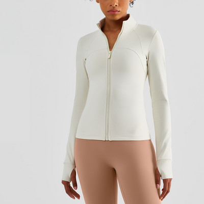Νέο αθλητικό πουκάμισο ζεστό Shell Plus Fleece Casual Jacket Γυμναστική Ρούχα Γιόγκα Κορυφαίο μπουφάν γυμναστικής Αντιολισθητικό φερμουάρ Ζεστό και άνετο