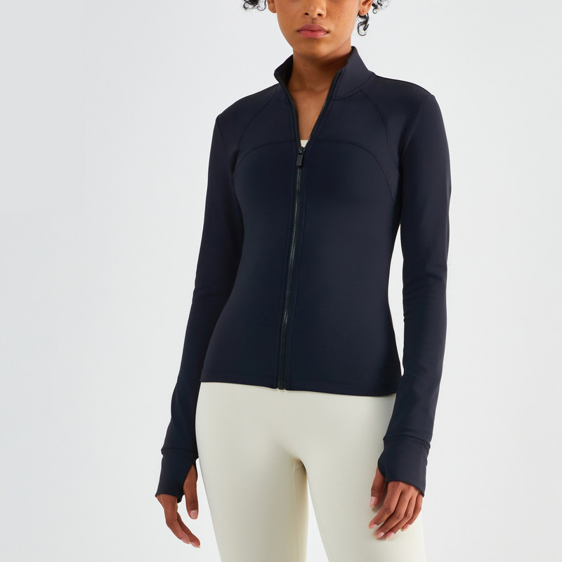 Νέο αθλητικό πουκάμισο ζεστό Shell Plus Fleece Casual Jacket Γυμναστική Ρούχα Γιόγκα Κορυφαίο μπουφάν γυμναστικής Αντιολισθητικό φερμουάρ Ζεστό και άνετο