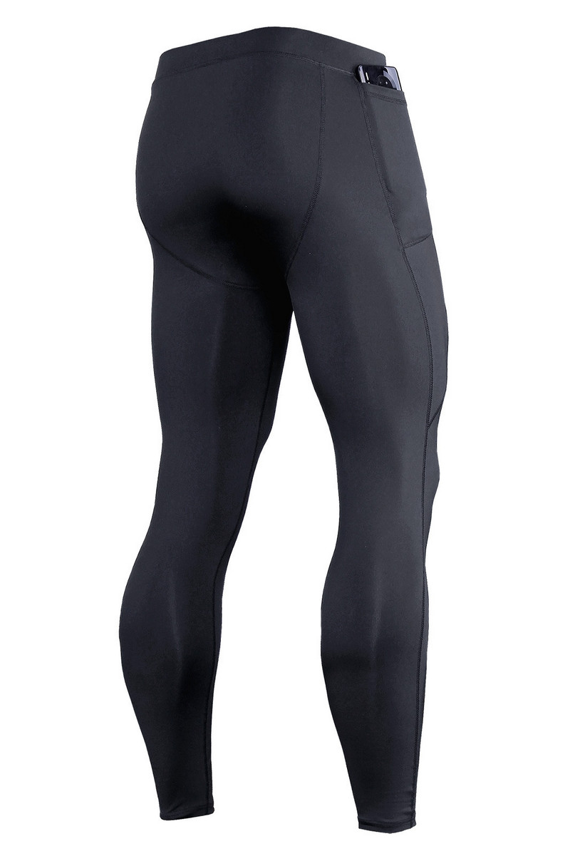 Vyriškos kompresinės kelnės Greitai išdžiūva bėgimo pėdkelnės Fitnesas Sportinis bėgimo kelnės Treniruotės Vyriškos Sportinės Gym Antblauzdžiai Bėgimo kelnės Vyrai