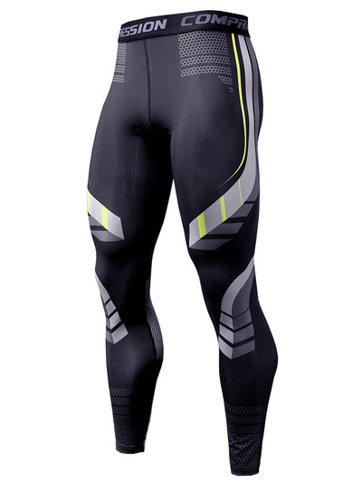 Pantaloni de compresie pentru bărbați Colanți de alergare cu uscare rapidă Îmbrăcăminte sport Fitness Sport Pantaloni de jogging Colanți Antrenament Antrenament Leggings de gimnastică Bărbați