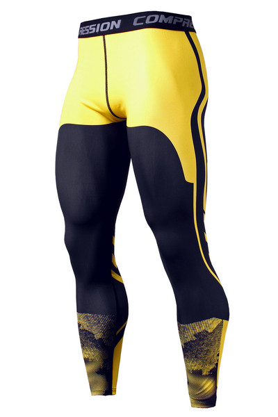 Vyriškos kompresinės kelnės Greitai išdžiūva bėgimo pėdkelnės Sportinė apranga Fitneso sportinė bėgimo kelnės pėdkelnės Treniruotės treniruotės Gimnastikos antblauzdžiai Vyrai