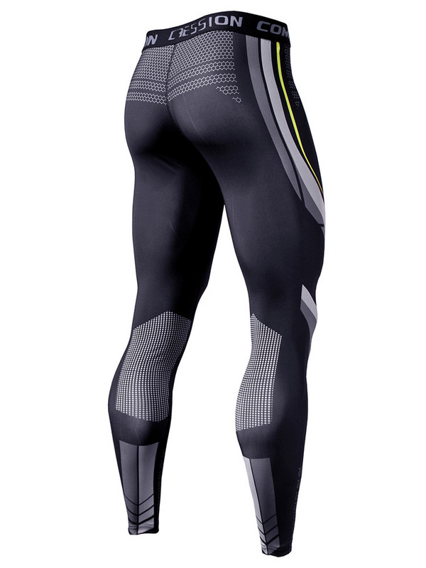 Vyriškos kompresinės kelnės Greitai išdžiūva bėgimo pėdkelnės Sportinė apranga Fitneso sportinė bėgimo kelnės pėdkelnės Treniruotės treniruotės Gimnastikos antblauzdžiai Vyrai