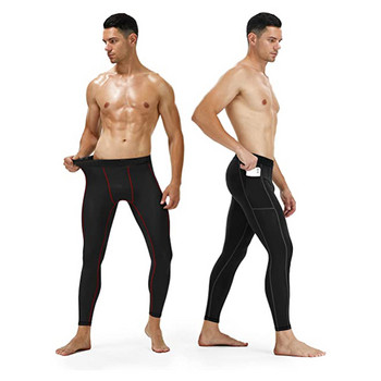 Παντελόνι συμπίεσης γυμναστικής Ανδρικά κολάν για τρέξιμο Ανδρικά κολάν Sport Man Quick Dry Fitness Αθλητικά Προπόνηση Προπόνηση Μακρύ παντελόνι