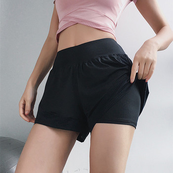 Mermaid Curve Summer New Mesh αναπνεύσιμο αθλητικό σορτς Γυναικείο 2 σε 1 χαλαρό γρήγορο στέγνωμα γυμναστικής για τρέξιμο σορτς γιόγκα ιππασίας