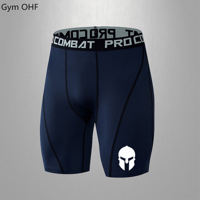 Antblauzdžiai Vyriški Spartan Print Bėgimo pėdkelnės Vyriški Sportiniai Šortai Antblauzdžiai Kompresinės Vyriškos kelnės Sporto salė Fitnesas Bėgimas Ilgos Kelnės Joga