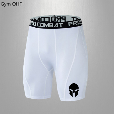 Antblauzdžiai Vyriški Spartan Print Bėgimo pėdkelnės Vyriški Sportiniai Šortai Antblauzdžiai Kompresinės Vyriškos kelnės Sporto salė Fitnesas Bėgimas Ilgos Kelnės Joga