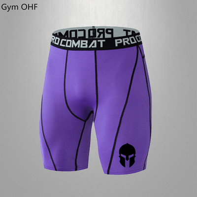 Antblauzdžiai Vyriški Spartan Print Bėgimo pėdkelnės Vyriški Sportiniai Šortai Antblauzdžiai Kompresinės Vyriškos kelnės Sporto salė Fitnesas Bėgimas Ilgos Kelnės Joga