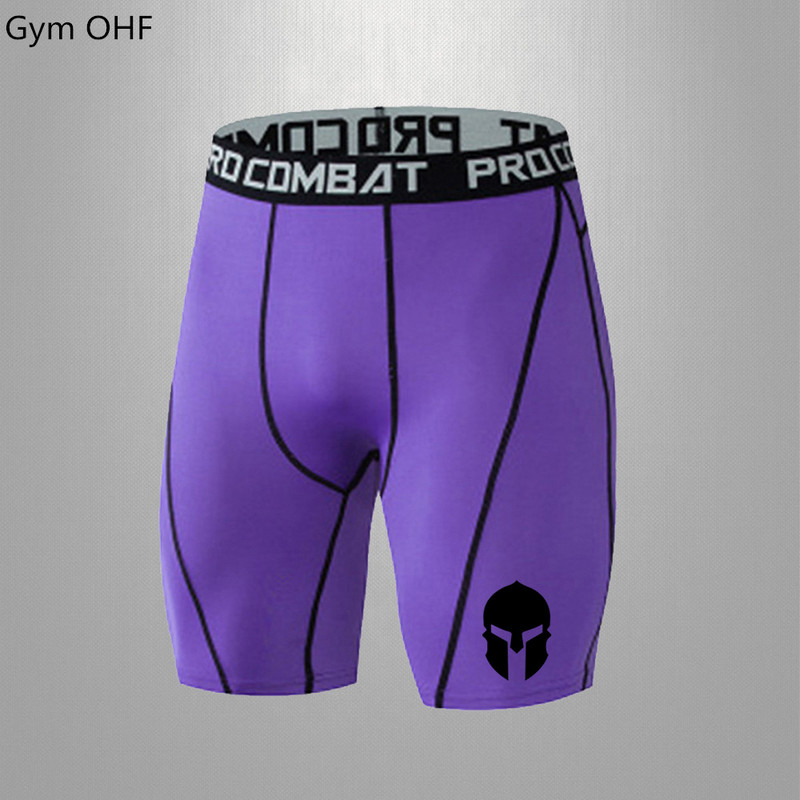 Antblauzdžiai Vyriški Spartan Print Bėgimo pėdkelnės Vyriški Sportiniai Šortai Antblauzdžiai Kompresinės Vyriškos kelnės Sporto salė Fitnesas Bėgimas Ilgos Kelnės Joga