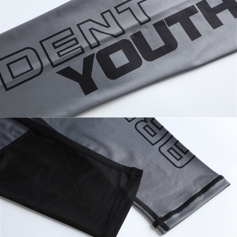 Kompresinės pėdkelnės Sportas Vyras Greitai džiūstančios treniruoklių salė Antblauzdžiai Elastingi Vyriški Bėgiojantis Krepšinis Treniruotės Vyriškos bėgimo kelnės