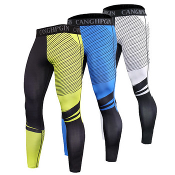 Νέο ανδρικό αθλητικό κολάν για τρέξιμο Αθλητικά ρούχα Quick Dry Skinny Παντελόνια Γυμναστήριο Γυμναστήριο Προπόνηση Προπόνηση Συμπίεσης Παντελόνι Ανδρικά