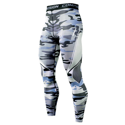 Új Férfi Sport Futó Harisnya Leggings Sportruházat Gyorsan Száraz Vékony Nadrág Gym Fitness Edzés Edzés Kompressziós Nadrág Férfi