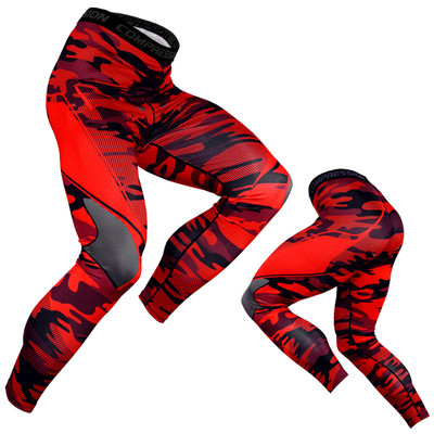 Αθλητισμός Μακρύ παντελόνι για τρέξιμο για άντρες Γρήγορη ξήρανση συμπίεσης Fitness Ελαστική σφιχτή εφαρμογή Προπόνηση Φούτερ Αντρικό κολάν γυμναστικής για μπάσκετ