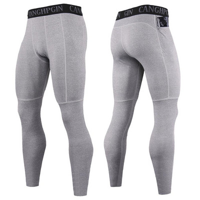 Gimnastikos kompresinės pėdkelnės Vyriškos kūno rengybos tamprios kišeninės Crossfit sportinės antblauzdžiai bėgimo greitai džiūstančios Rashguard treniruočių kelnės Treniruotės