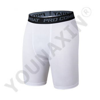 Мъжки клинове Base Layer Skinny Compression Sports Shorts Gym Fitness Training Running Bottom Pants Чорапогащи Баскетболни гащи