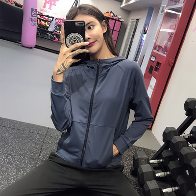 2021 m. sportinės bėgimo striukės, moteriškos užtrauktuku, treniruoklių salė, joga viršutiniai drabužiai su gobtuvu, kūno rengybos treniruotė, bėgiojimas, sportinė apranga, viršutinis sluoksnis