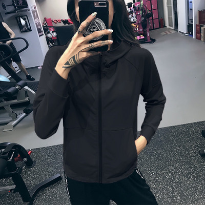 2021 m. sportinės bėgimo striukės, moteriškos užtrauktuku, treniruoklių salė, joga viršutiniai drabužiai su gobtuvu, kūno rengybos treniruotė, bėgiojimas, sportinė apranga, viršutinis sluoksnis