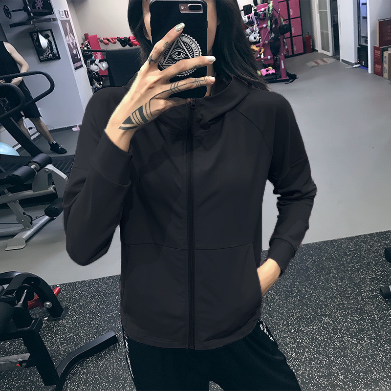 2021 m. sportinės bėgimo striukės, moteriškos užtrauktuku, treniruoklių salė, joga viršutiniai drabužiai su gobtuvu, kūno rengybos treniruotė, bėgiojimas, sportinė apranga, viršutinis sluoksnis