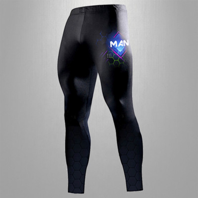 Szuperhős 3D nyomtatás Férfi Leggings Rashguard kompressziós nadrágok Férfi Edzőterem Fitnesz Futás Kocogás Edzés Edzés Nadrágok Férfi