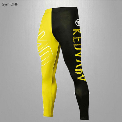 Szuperhős 3D nyomtatás Férfi Leggings Rashguard kompressziós nadrágok Férfi Edzőterem Fitnesz Futás Kocogás Edzés Edzés Nadrágok Férfi