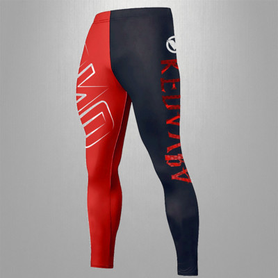 Szuperhős 3D nyomtatás Férfi Leggings Rashguard kompressziós nadrágok Férfi Edzőterem Fitnesz Futás Kocogás Edzés Edzés Nadrágok Férfi