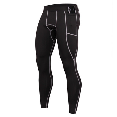 UUS Compressie Broek jõusaali säärised Mannen Jooksusport Sneldrogende Broek Fitness Training Broek Mannelijke Treening