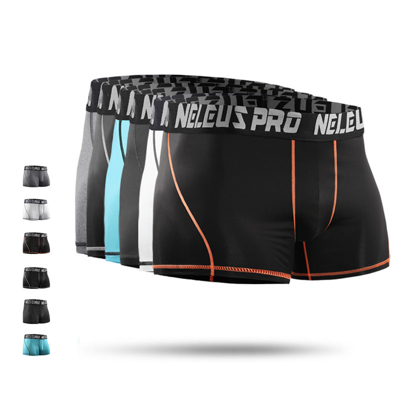 Vyriškos bėgimo pėdkelnės Suspausti šortai Sportiniai apatiniai Vyriški sportiniai sportiniai kelnaitės Sporto kelnaitės Greitai džiūstantys bokso bėgimo megztiniai
