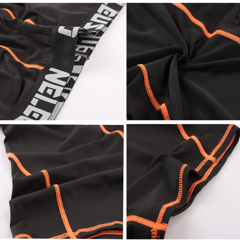 Vyriškos bėgimo pėdkelnės Suspausti šortai Sportiniai apatiniai Vyriški sportiniai sportiniai kelnaitės Sporto kelnaitės Greitai džiūstantys bokso bėgimo megztiniai