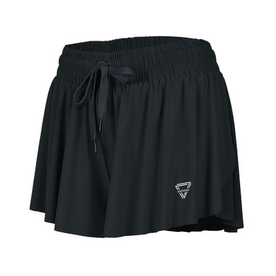 Летни шорти за бягане Дамски къси панталони 2 в 1 Marathon Quick Dry Shorts Gym Свободни спортни шорти Дишащи шорти за йога Тенис шорти Пола